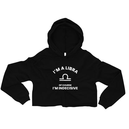 Libra Colored Crop Hoodie