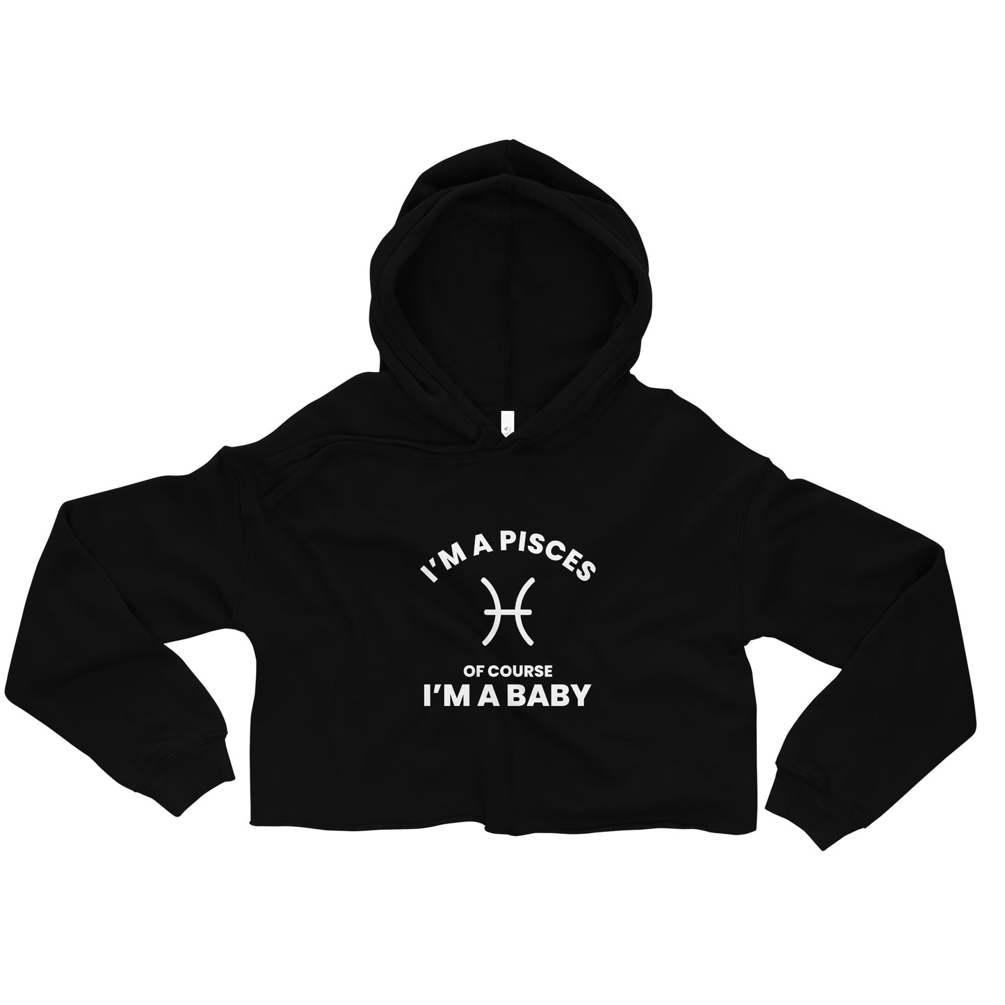 Pisces Colored Crop Hoodie