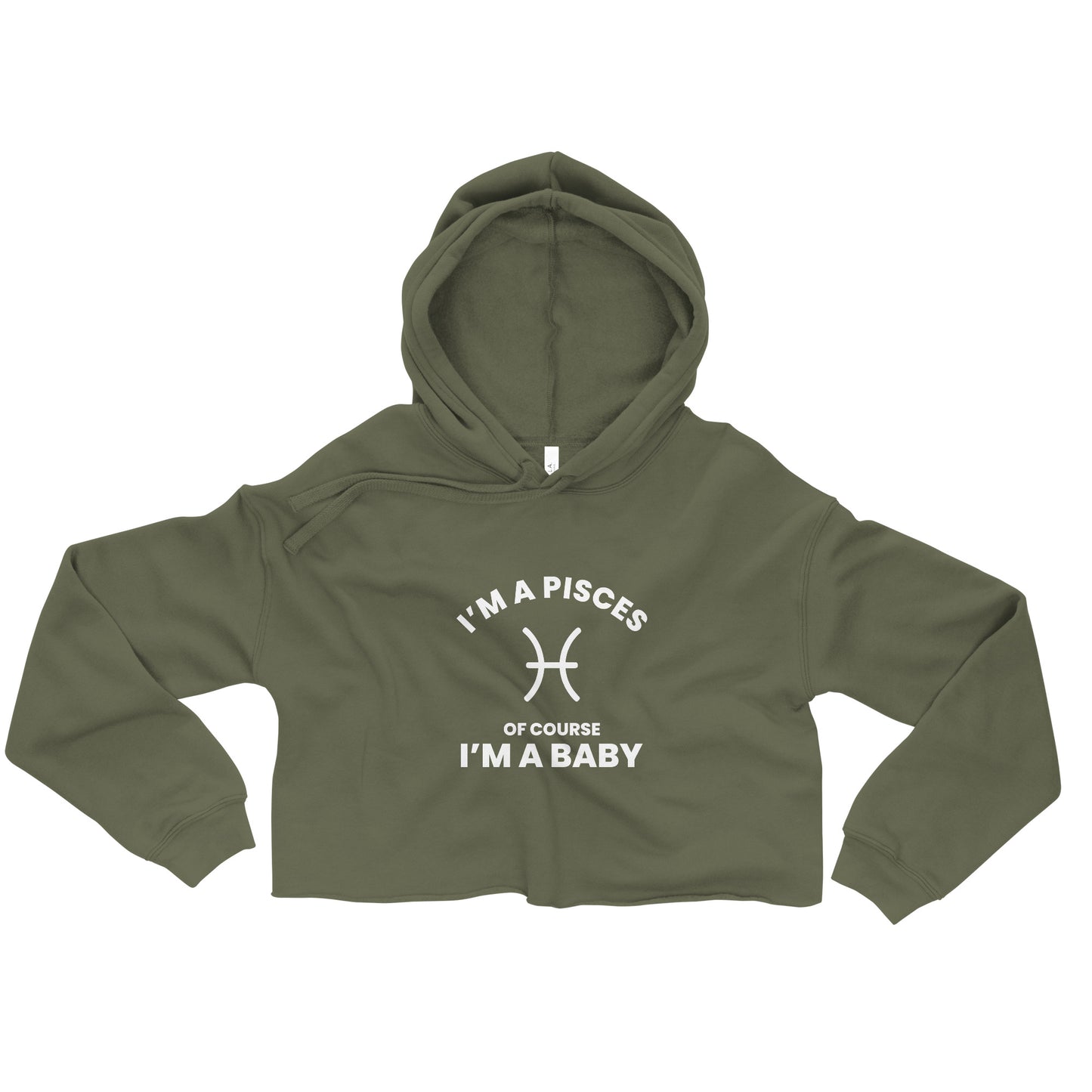 Pisces Colored Crop Hoodie