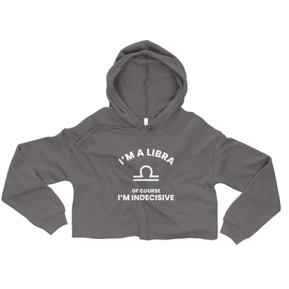 Libra Colored Crop Hoodie